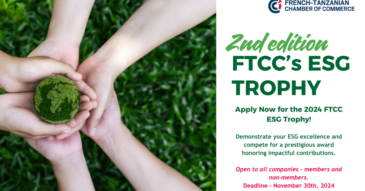 Call for application Second edition of the FTCC's ESG Trophy Tanzanie